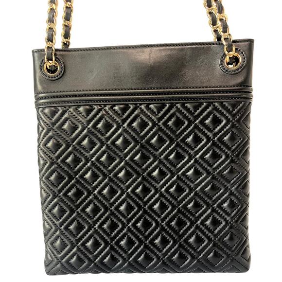 Tory Burch Fleming Quilted Leather Swingpack Crrossbody Shoulder Convertible Bag - Picture 2 of 10